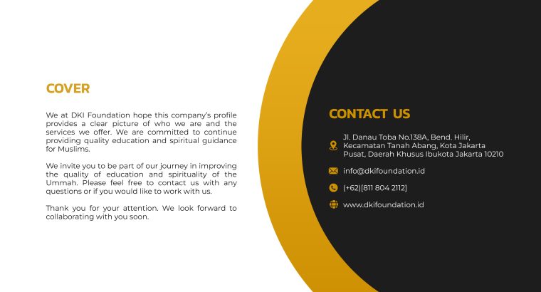 COMPANY PROFILE DKI FOUNDATION 09